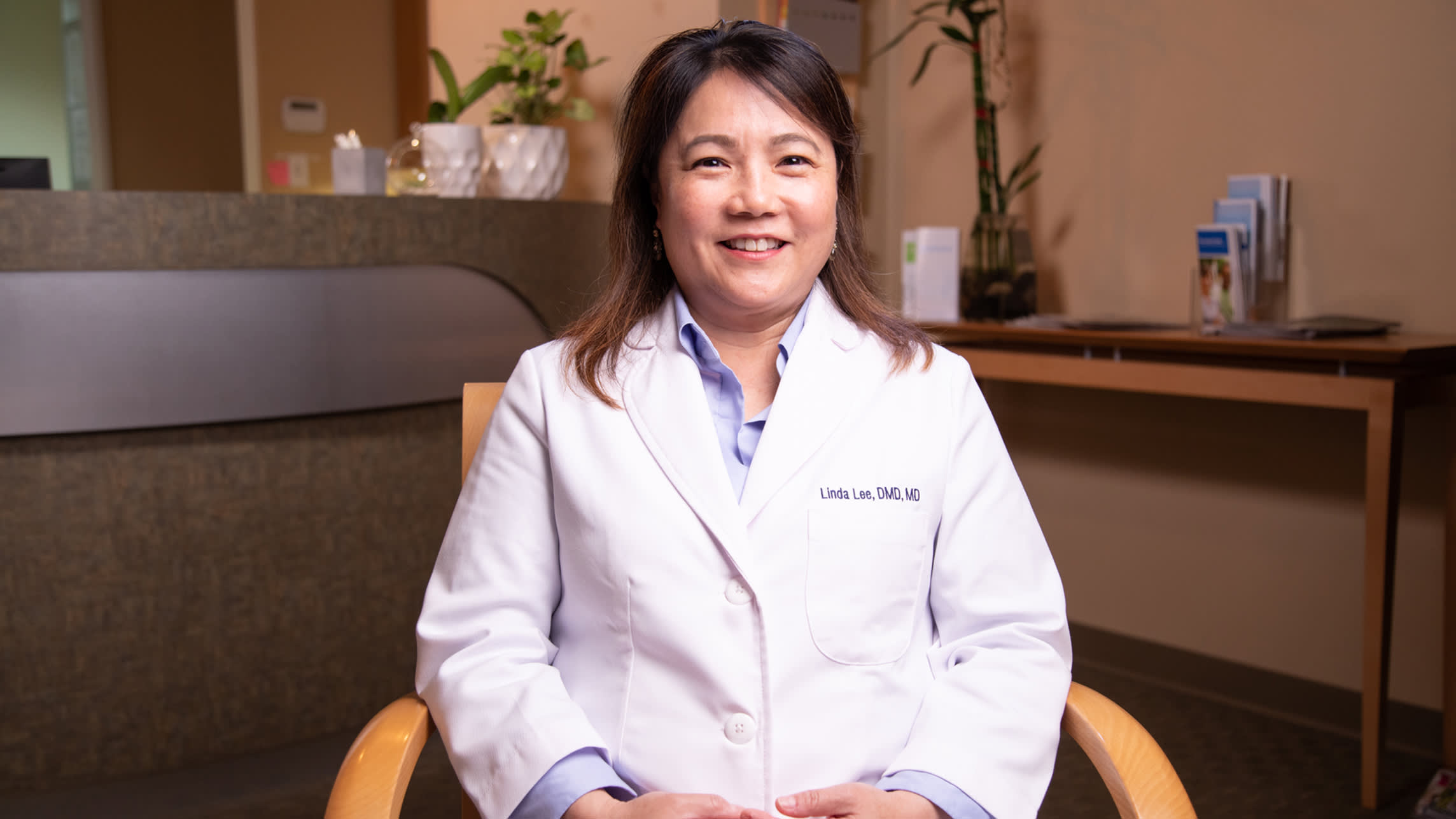 Meet Dr. Linda Lee, our Oral & Maxillofacial Surgeon.
